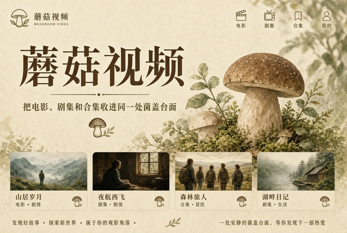 蘑菇视频首页内容发现封面